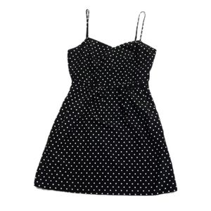 J. Crew Spaghetti Strap Polka Dot Dress